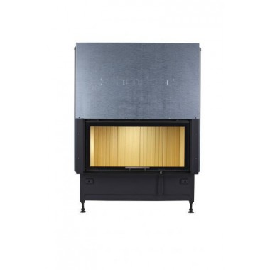 Каминная топка с широким стеклом на 14 кВт