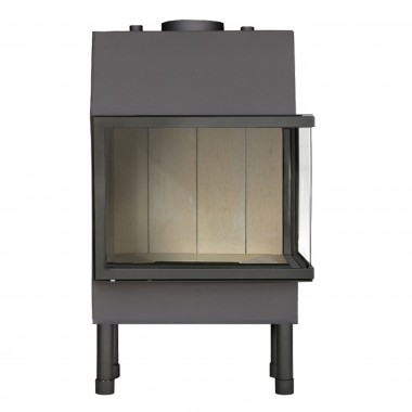 Камин с угловым стеклом на 14 kWt