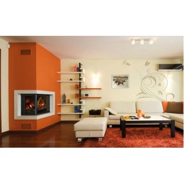 Каминная топка угловая на 14 kWt